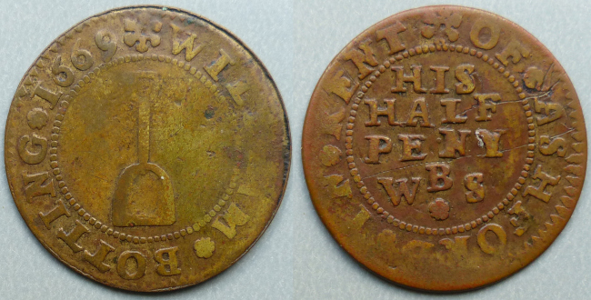 Ashford, William Botting 1669 halfpenny